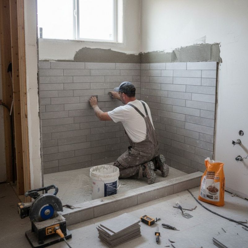 Shower Floor Tiling in Alpharetta, GA