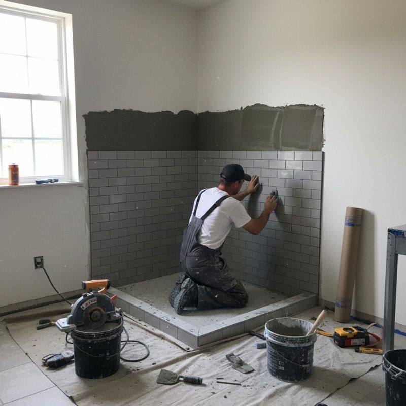 Shower Floor Tiling in Longmont, CO