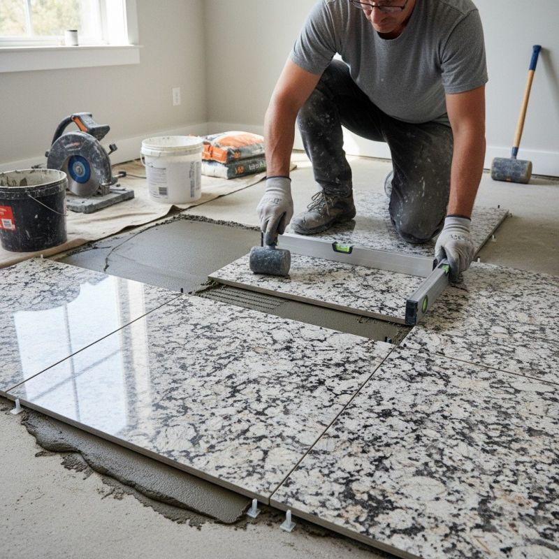 Terrazzo Tile Installation in Alpharetta, GA